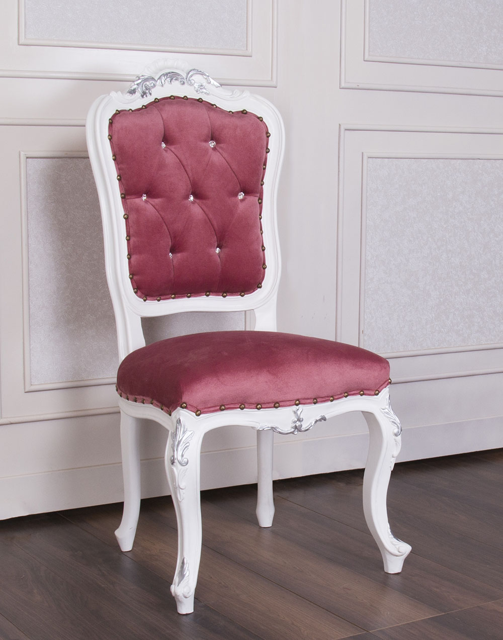 White & Pink HORUS Dining Chair